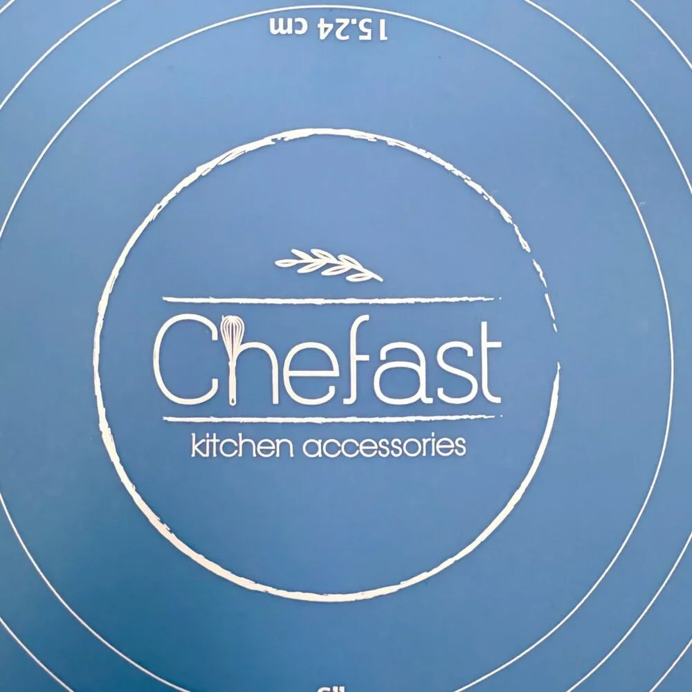 Chefast Kitchen Accessories Silicone Rolling Pin & Baking Mat w/Measurements